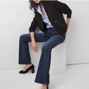 White House Black Market Skinny Flare Jeans 14